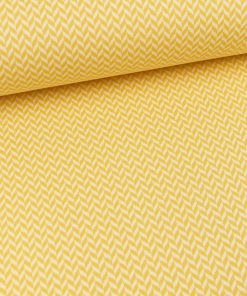 Bio Jacquardjersey – Tigerlilly EP – Fischgrät maisgelb