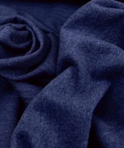 Kuscheliger Wolle/Seide Bio Sommersweat – marine